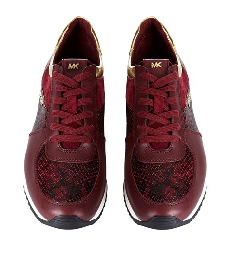 michael kors red platform shoes|platform michael kors sneakers women.